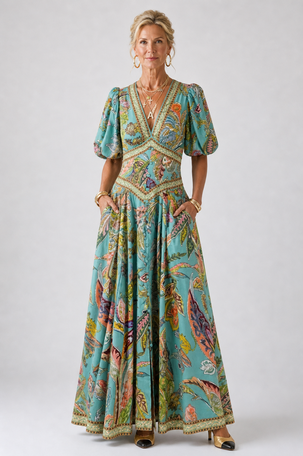 The Talia Puff Sleeve Dress