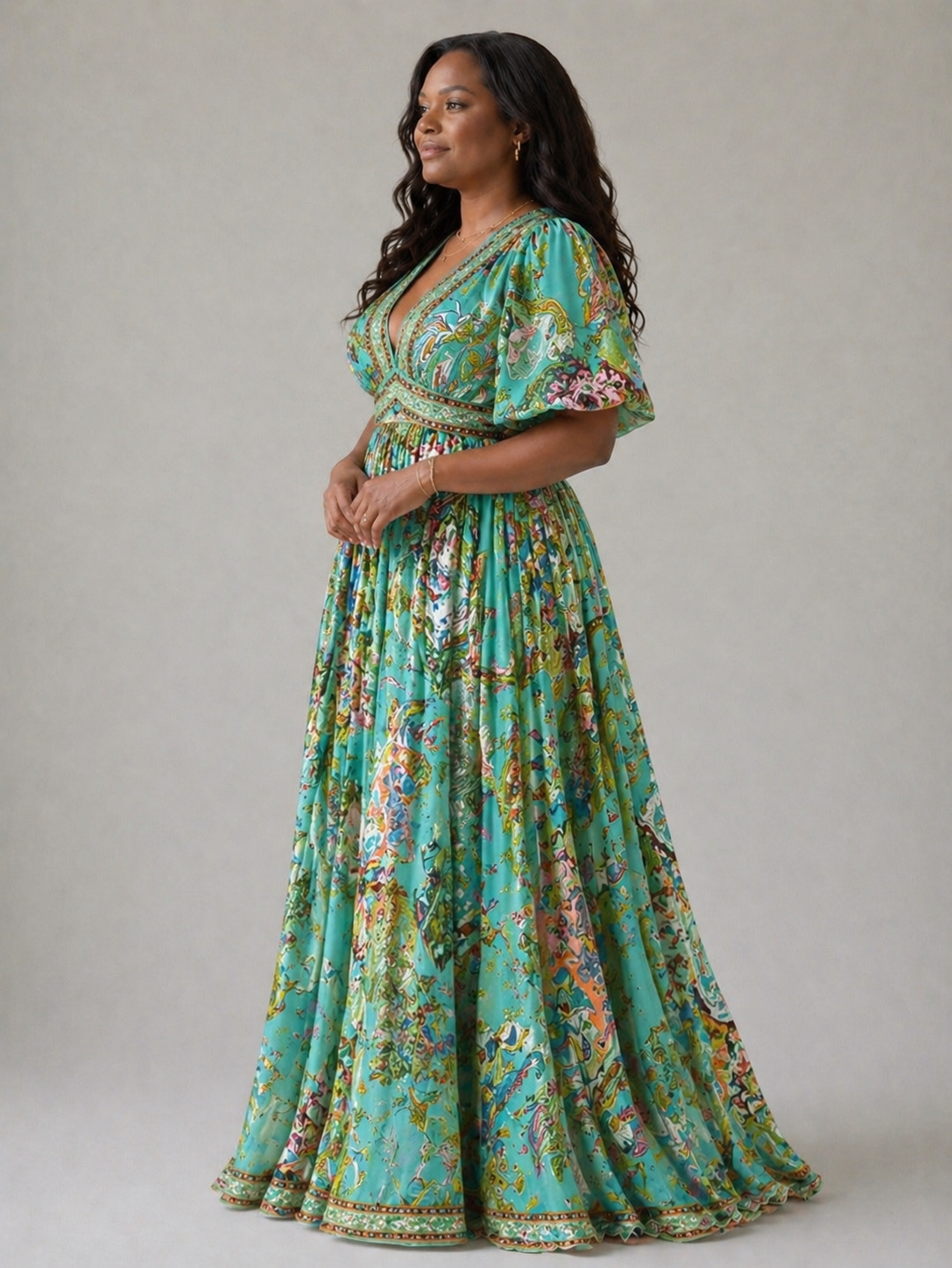 The Talia Puff Sleeve Dress