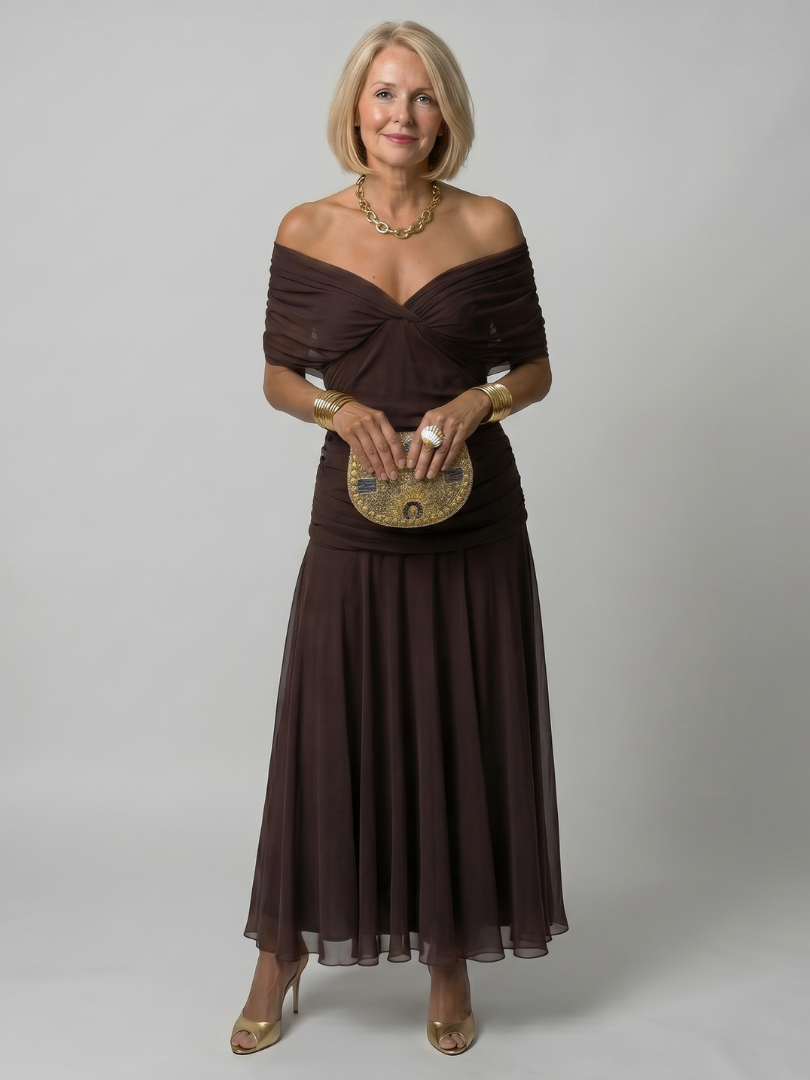 The Arabella Off-Shoulder Dress