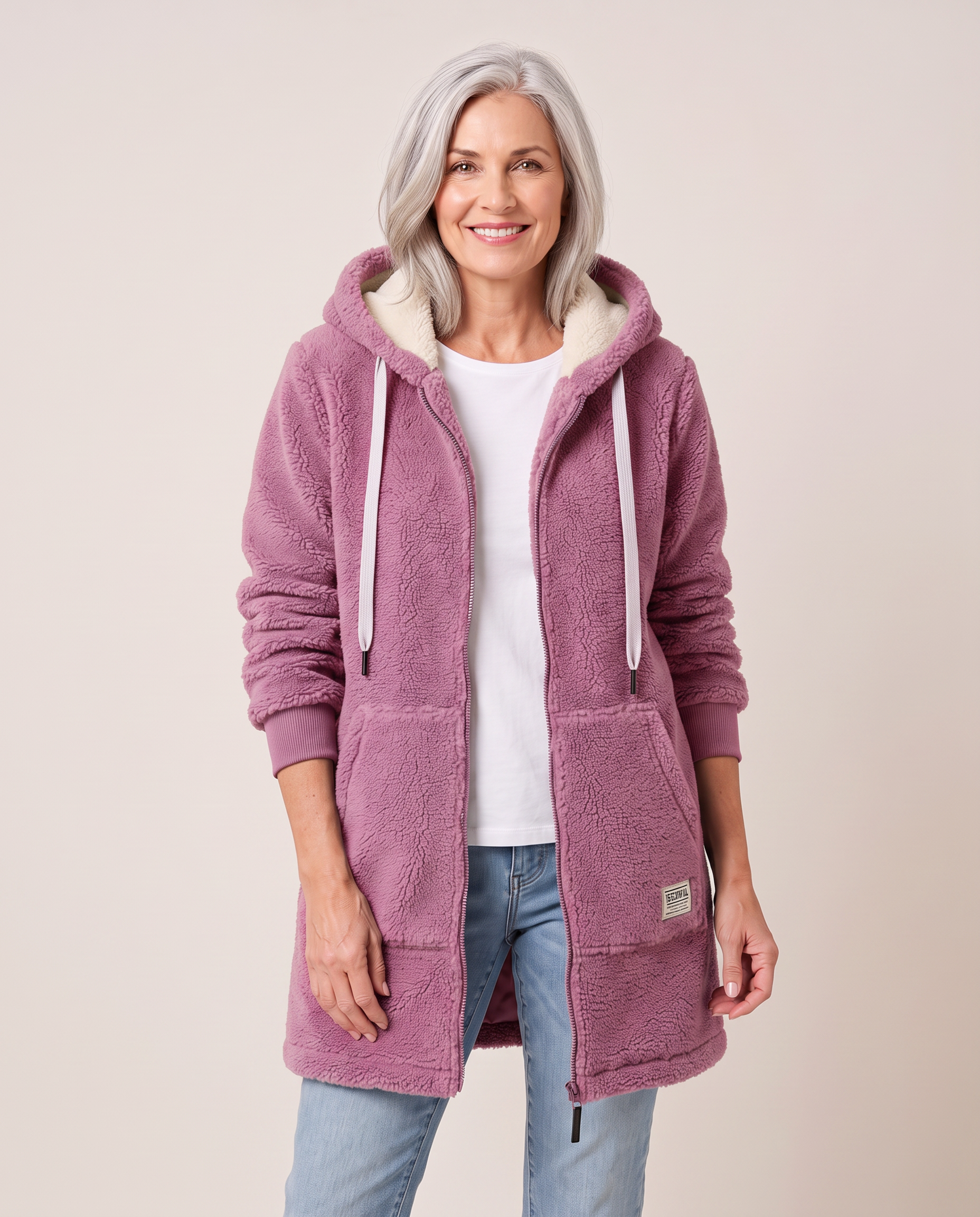 Phoebe | Hooded Fleece Jacket
