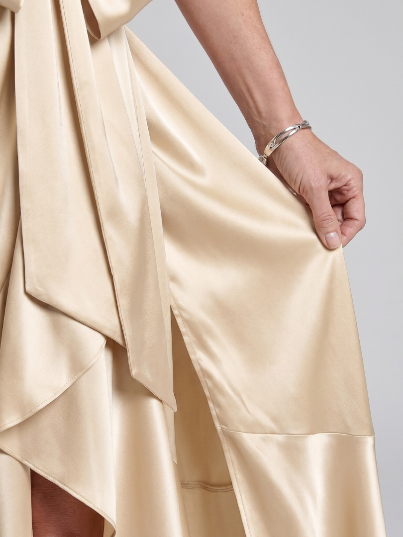 The Delyth Halter Wrap Dress