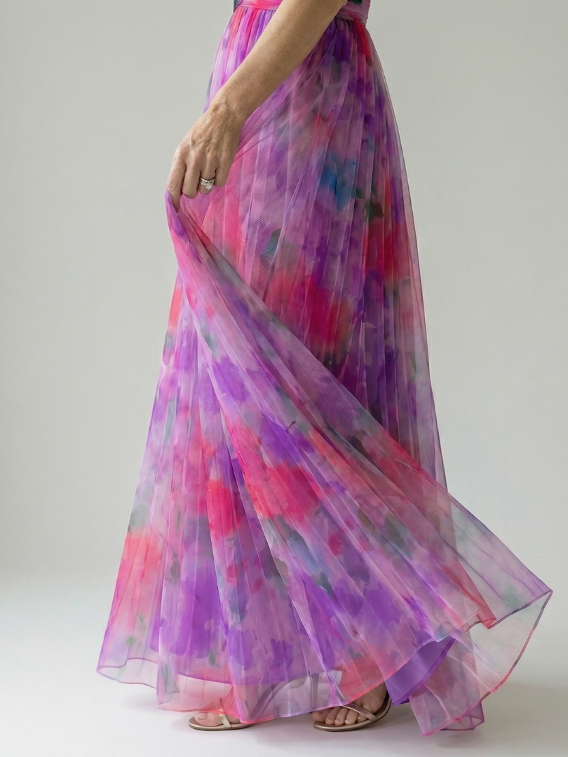 The Celestine Wrap Maxi Dress