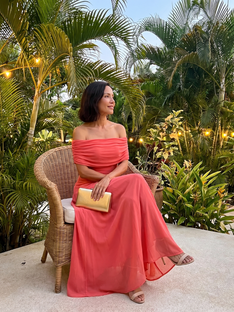 The Ottoline Off-Shoulder Maxi Dress