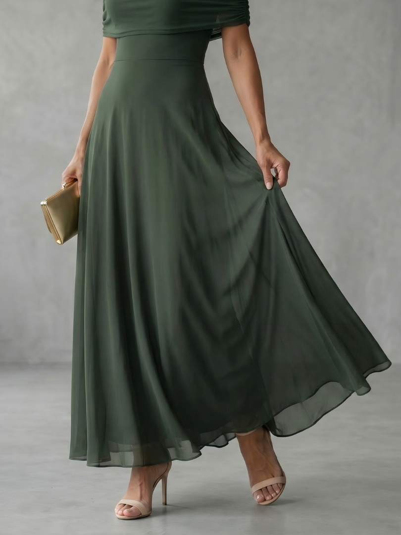 The Ottoline Off-Shoulder Maxi Dress