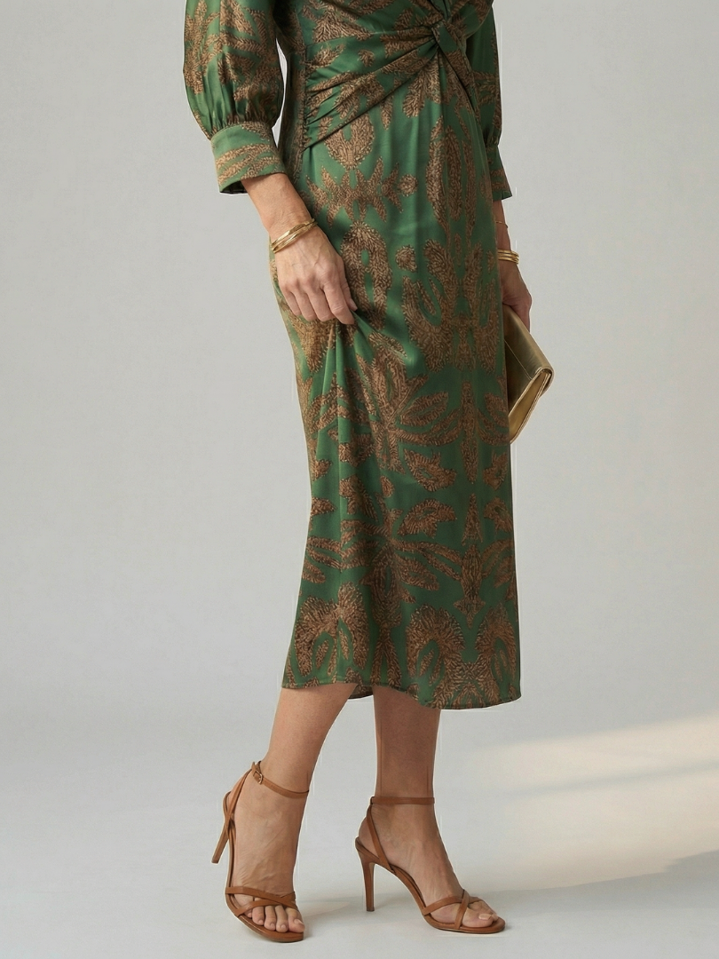 The Nadia Twist-Front Dress