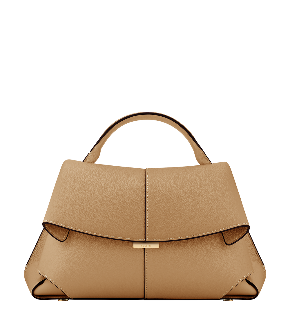 Isla | Textured Ocher Leather Bag