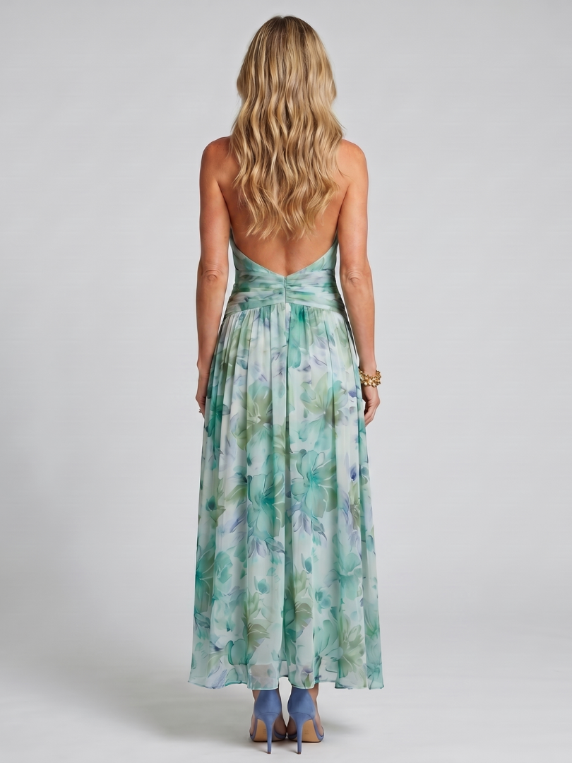 The Liora Halter Maxi Dress
