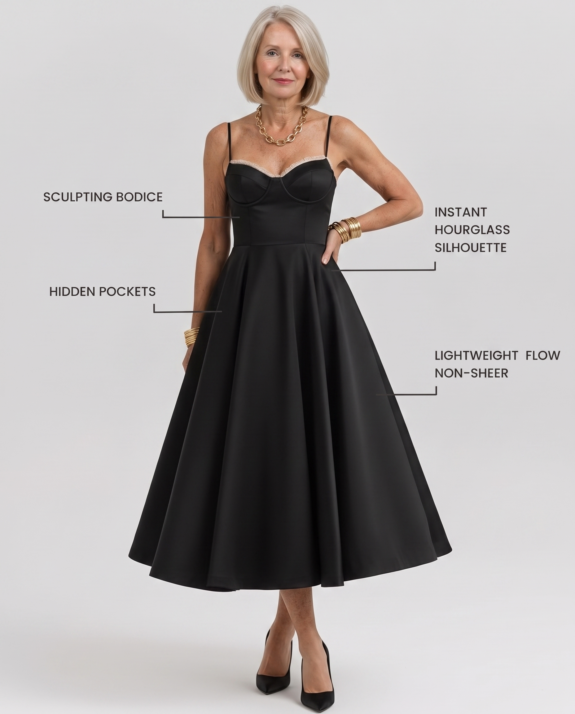The Rosamund Bustier Dress
