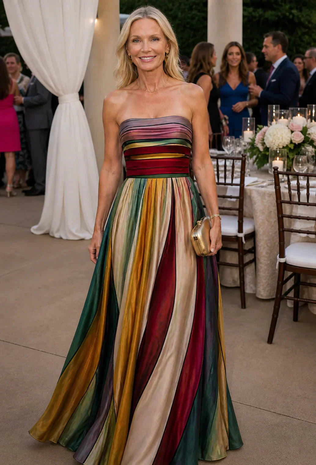 The Jessamine Strapless Maxi Dress
