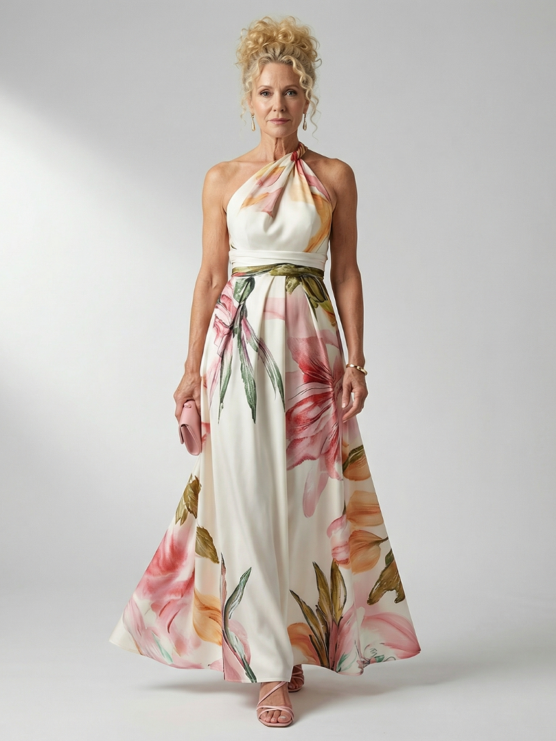 The Mabel One-Shoulder Maxi Dress