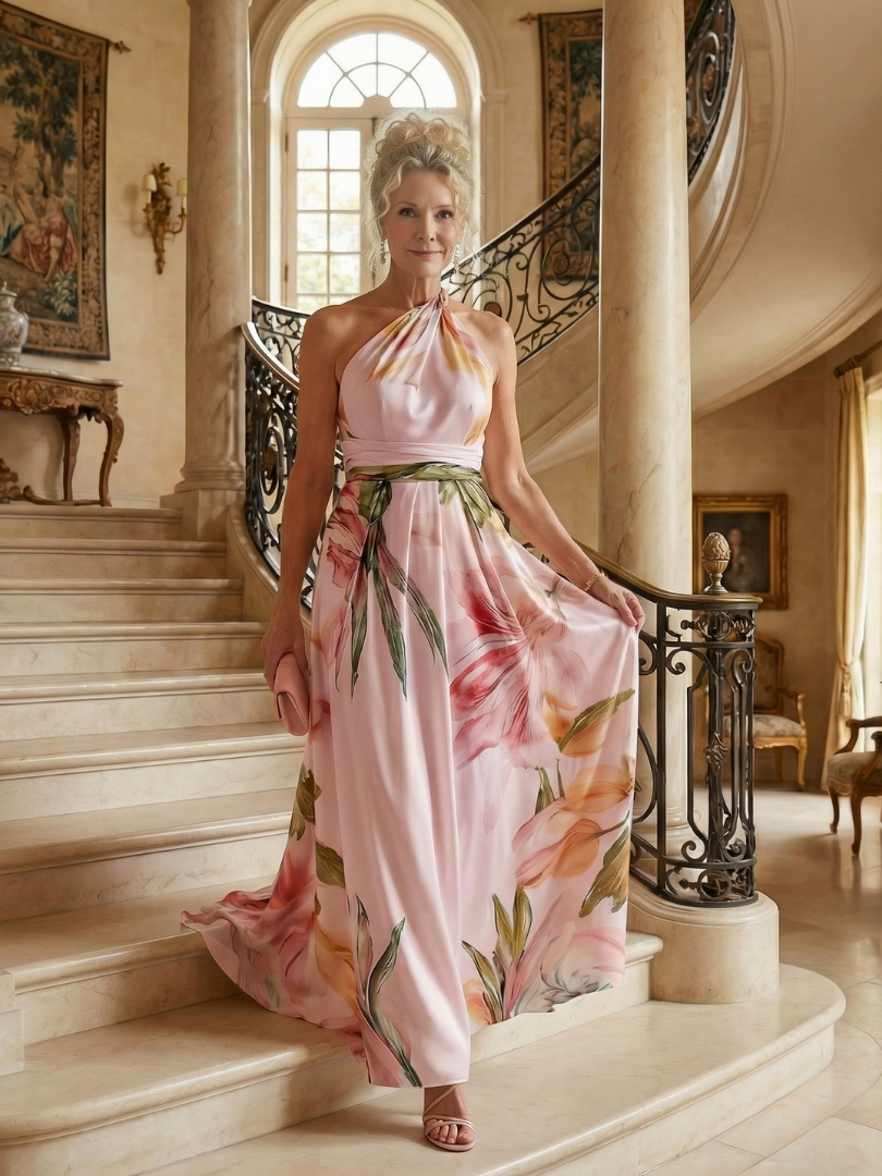 The Mabel One-Shoulder Maxi Dress