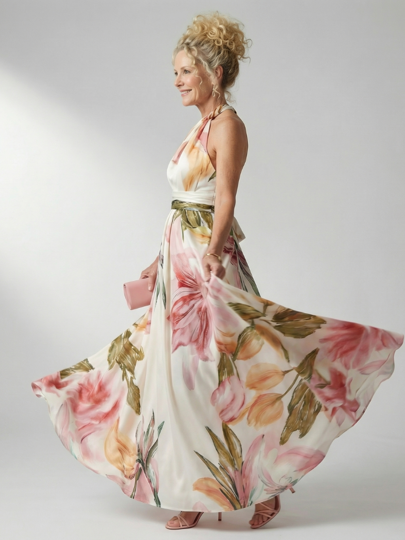 The Mabel One-Shoulder Maxi Dress
