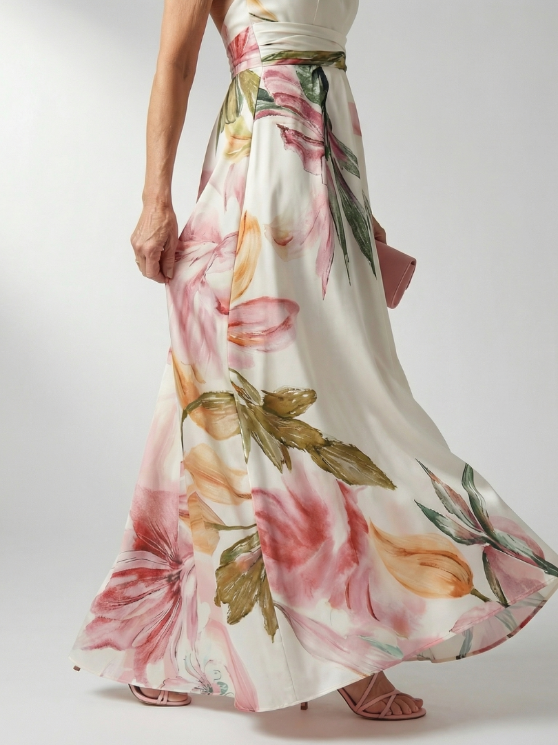 The Mabel One-Shoulder Maxi Dress