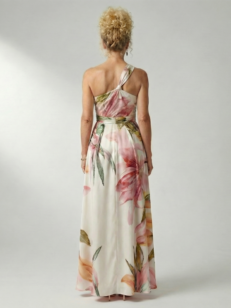 The Mabel One-Shoulder Maxi Dress