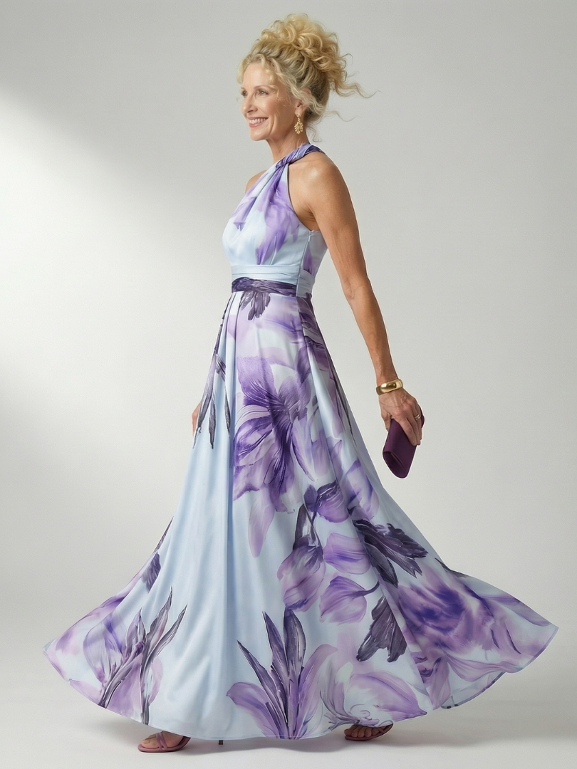 The Mabel One-Shoulder Maxi Dress