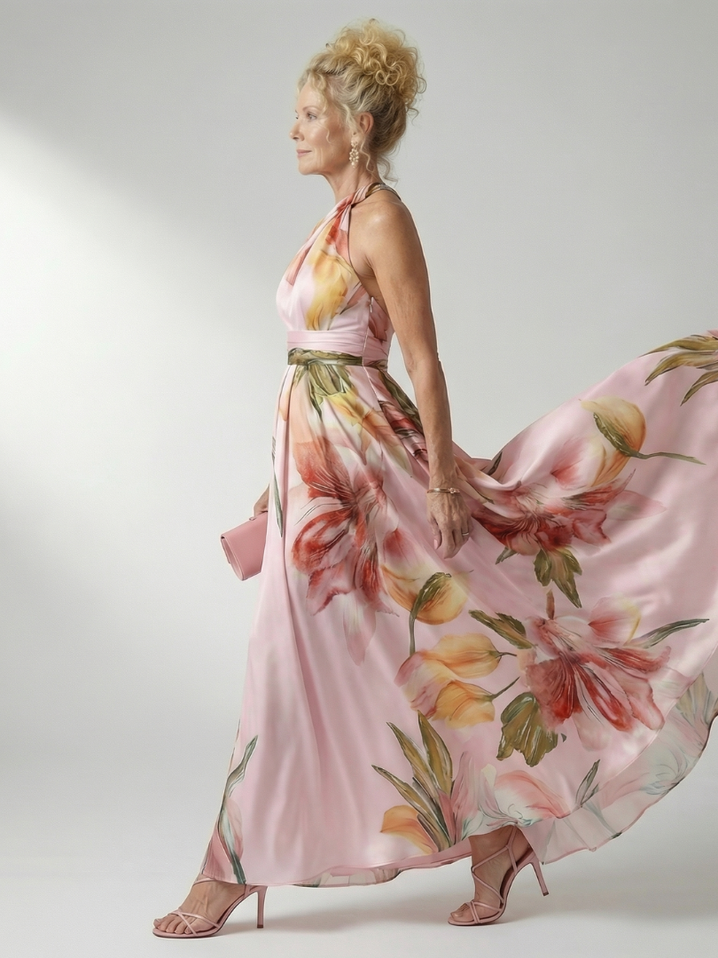 The Mabel One-Shoulder Maxi Dress