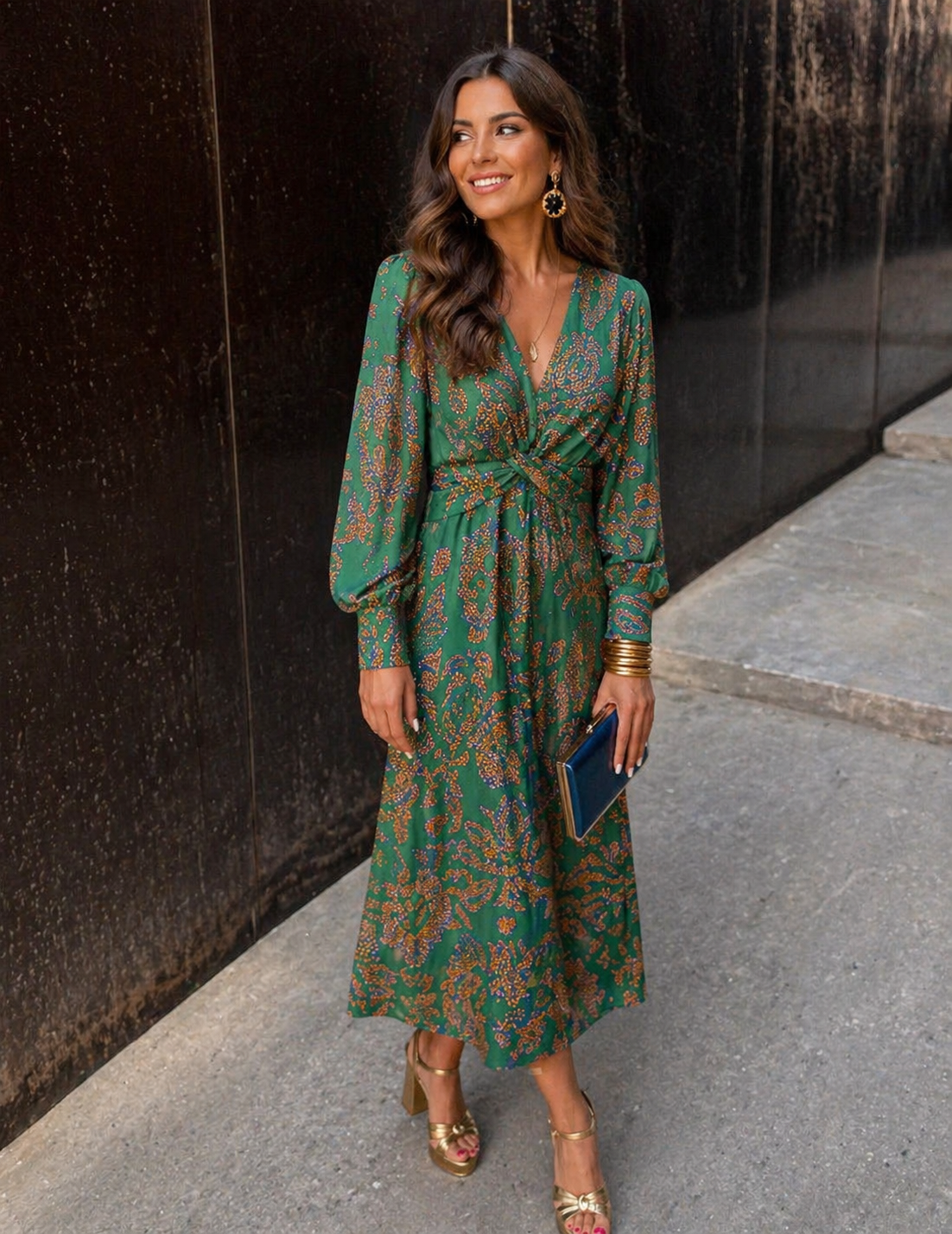 The Marlowe Twist-Front Maxi Dress