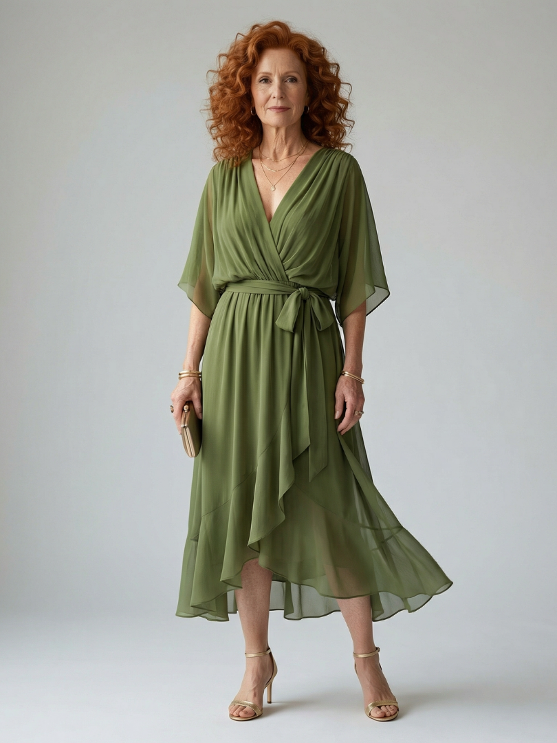 The Helene Wrap Dress