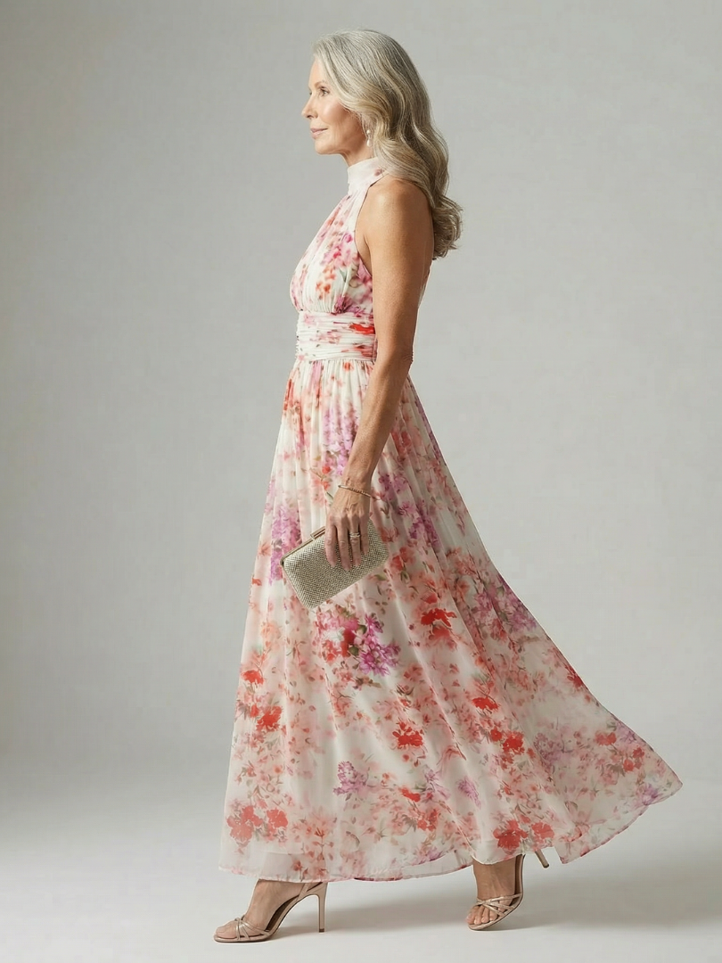 The Giselle Keyhole Maxi Dress