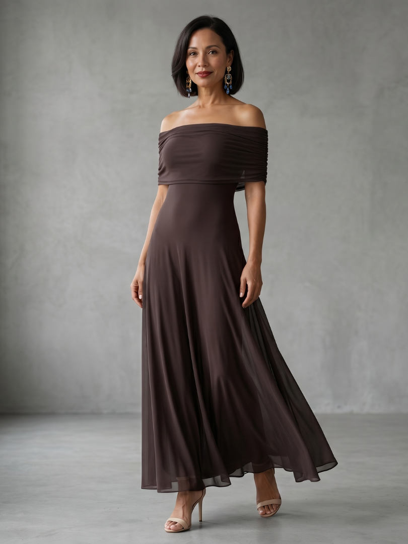The Ottoline Off-Shoulder Maxi Dress