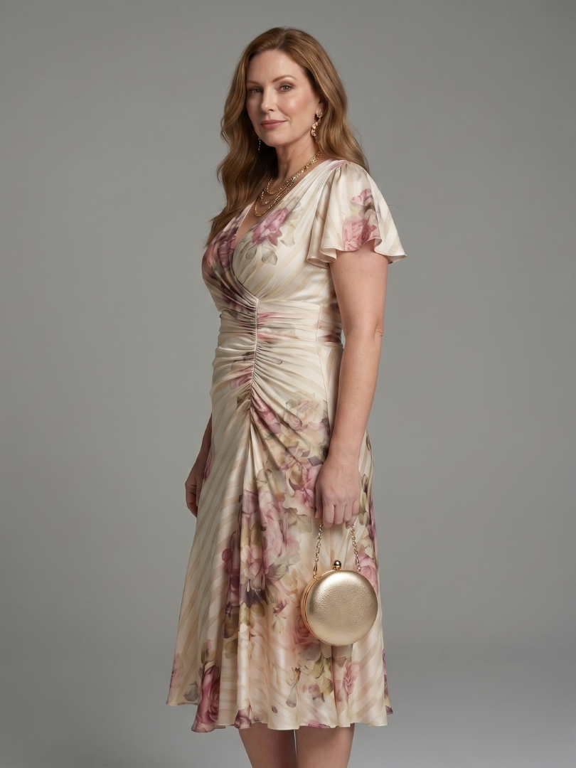 The Orla Wrap Midi Dress