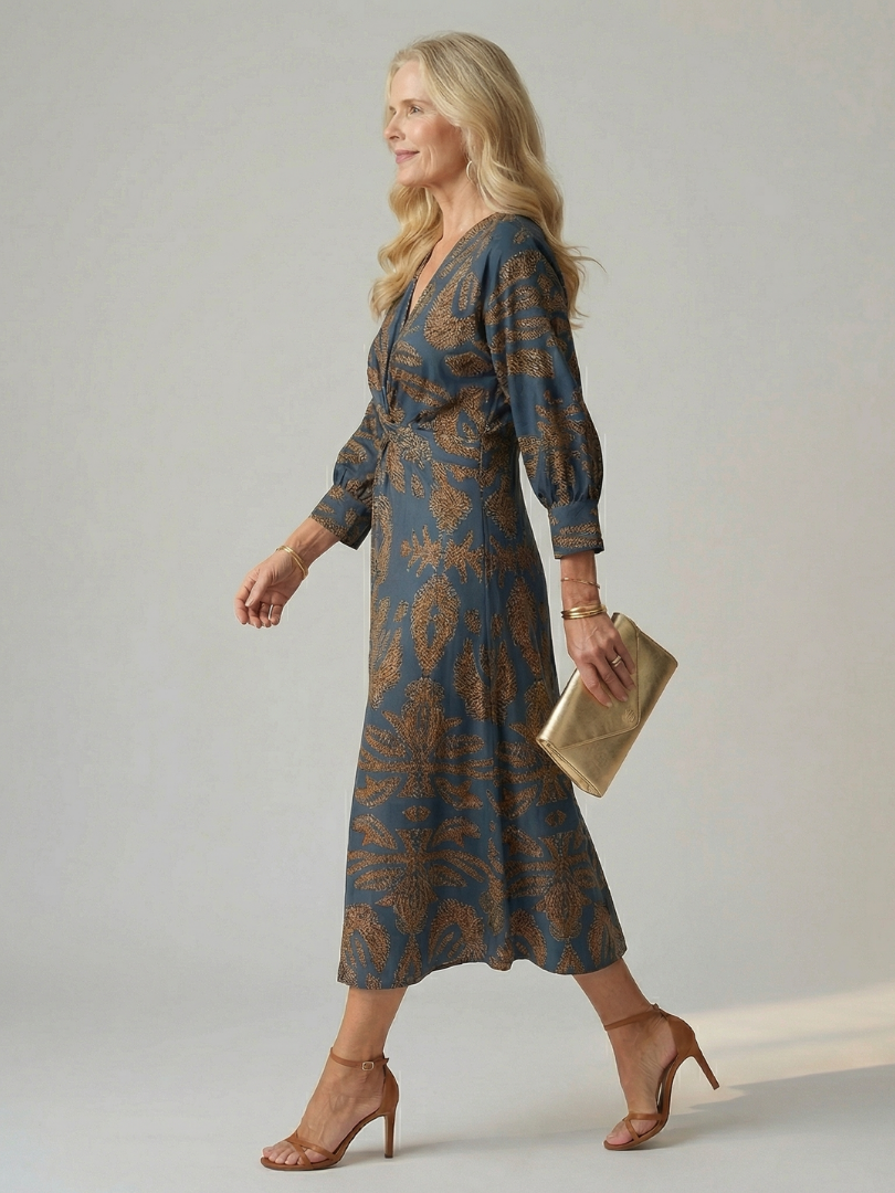 The Nadia Twist-Front Dress