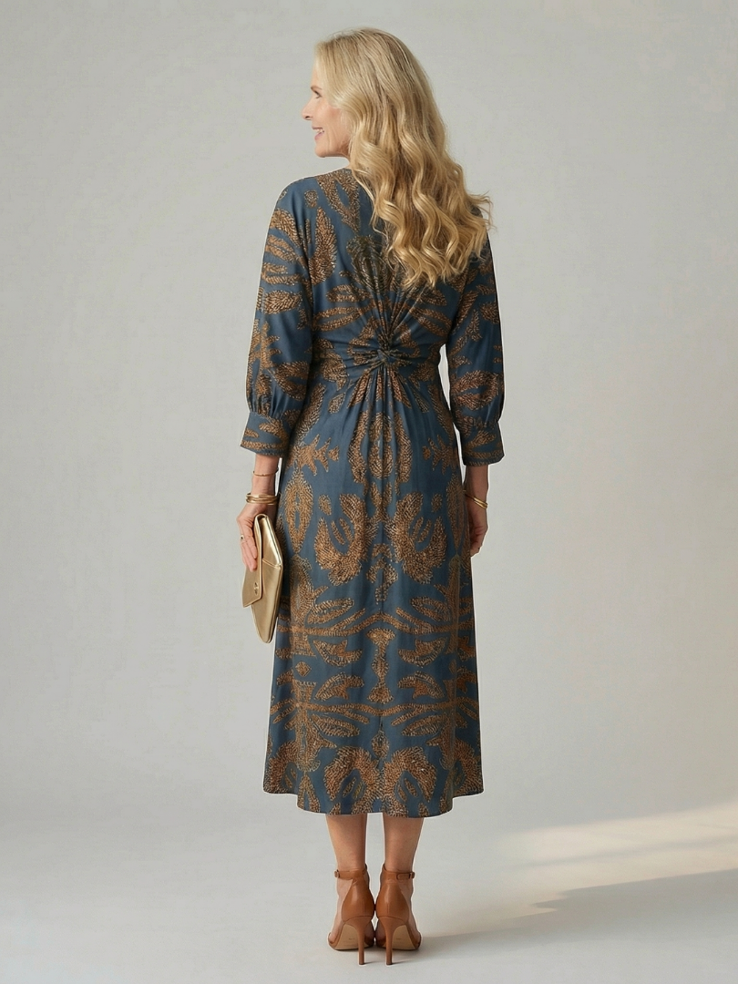 The Nadia Twist-Front Dress
