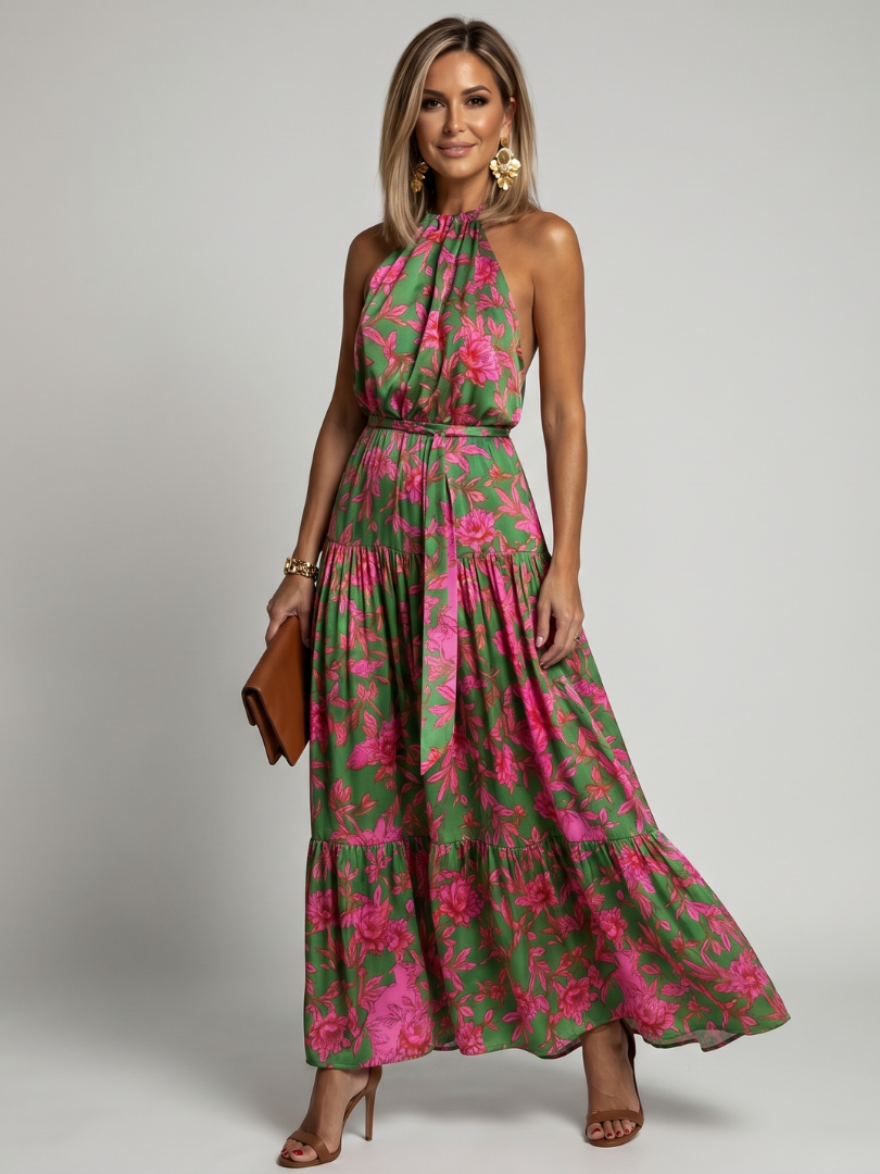 The Nerissa Tiered Maxi Dress