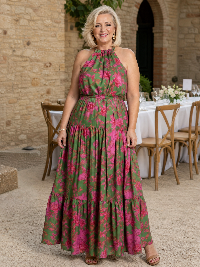 The Nerissa Tiered Maxi Dress