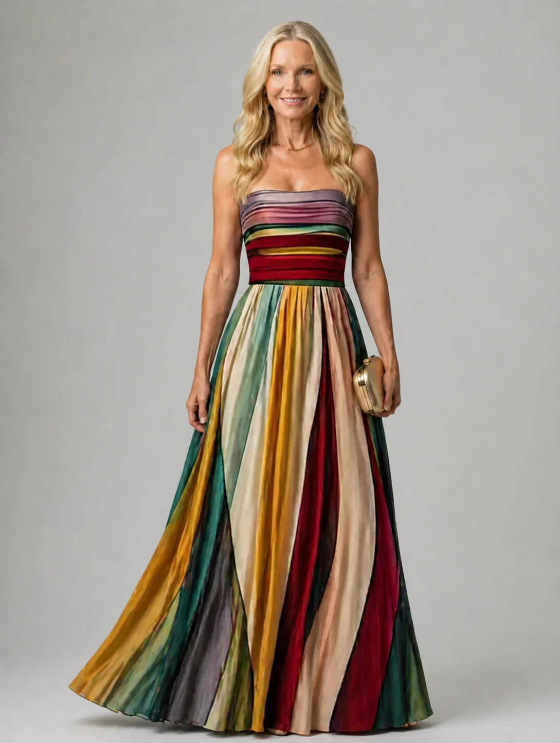 The Jessamine Strapless Maxi Dress