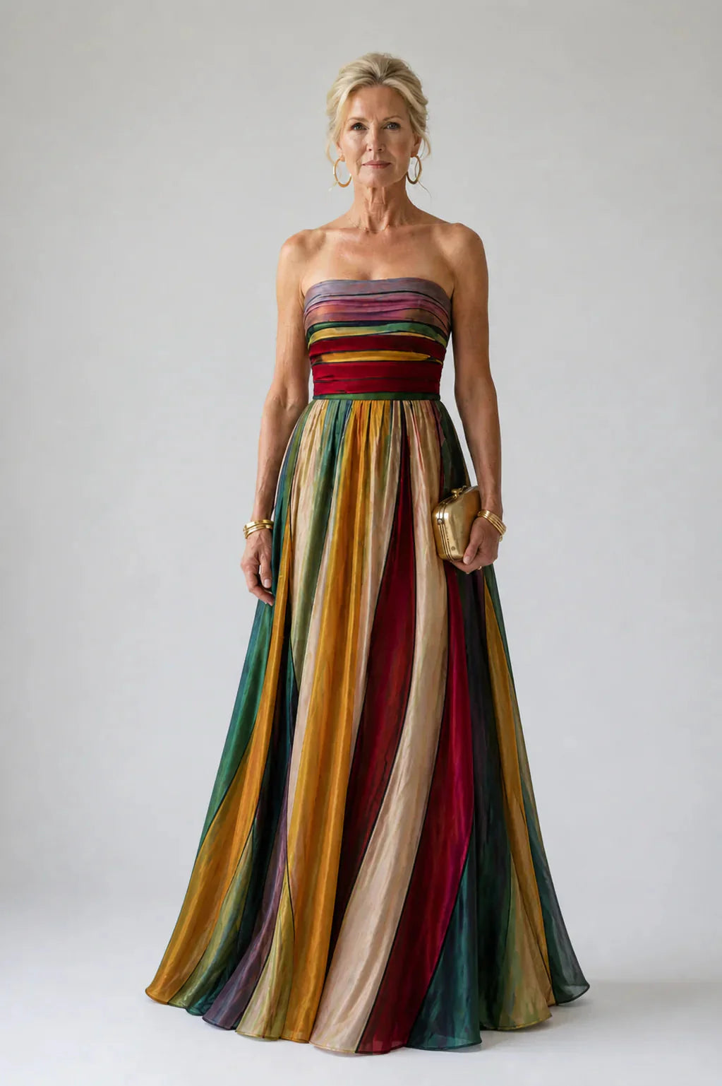 The Jessamine Strapless Maxi Dress